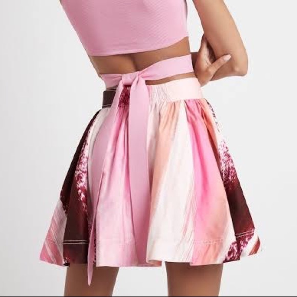 AJE Kasbah Mini Flippy Skirt Sunset Stripe - SIZE 10 RRP $295 - NWT - Picture 2 of 6